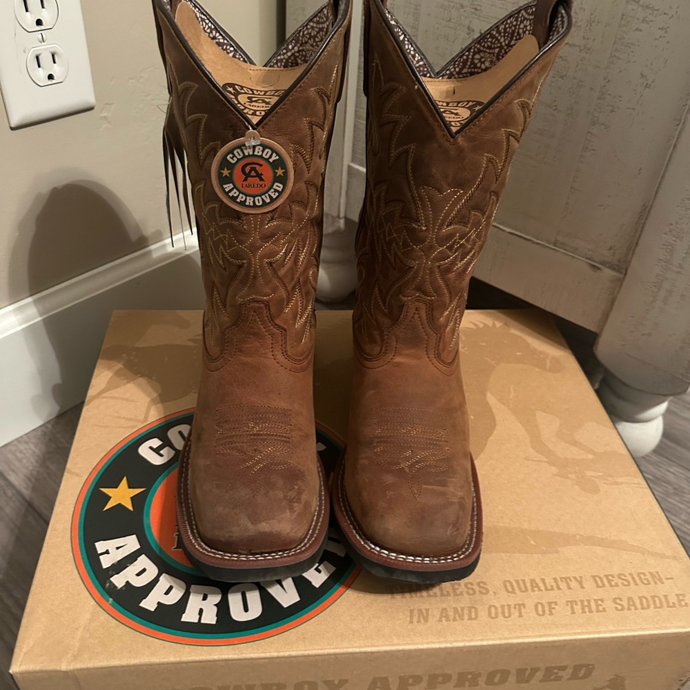 Laredo Brown Cowboy Boots